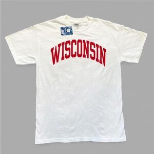 NWT Y2K University of Wisconsin NCAA “Wisconsin” T-Shirt. Size M.